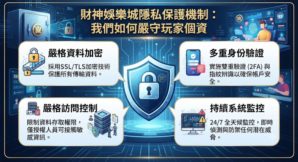 財神娛樂城隱私保護機制